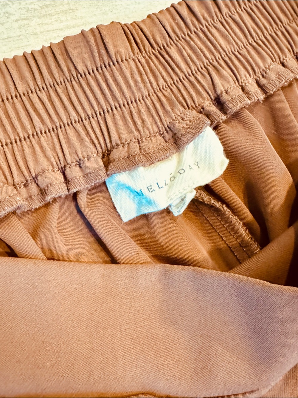 MELLODAY Brown Wide-Leg Ponte Pants - Picture 2 of 5